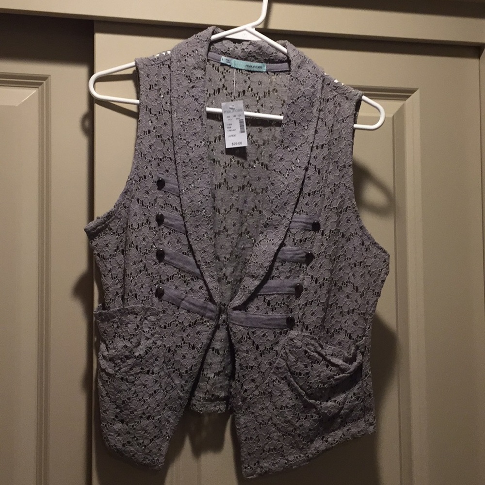 Crochet vest